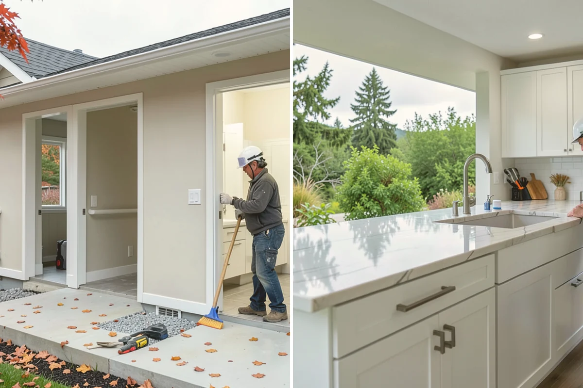 Security Door Installation in Bellevue, King County, WA - Assess the entry and surrounding framing strength
