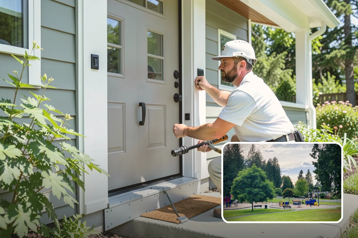 Security Door Installation in Bonney Lake, Pierce County, WA - Robust resistance to forced entry