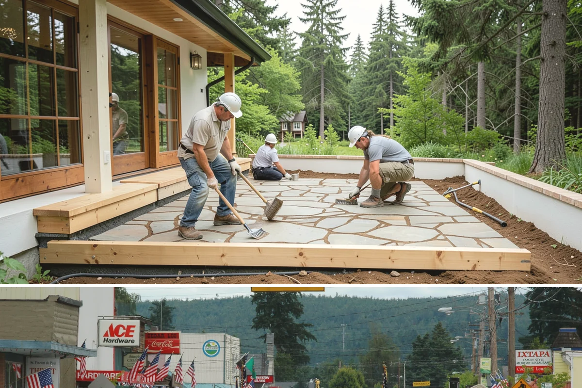 Security Door Installation in Carnation, King County, WA - Security doors can be installed in any season without weather constraints.