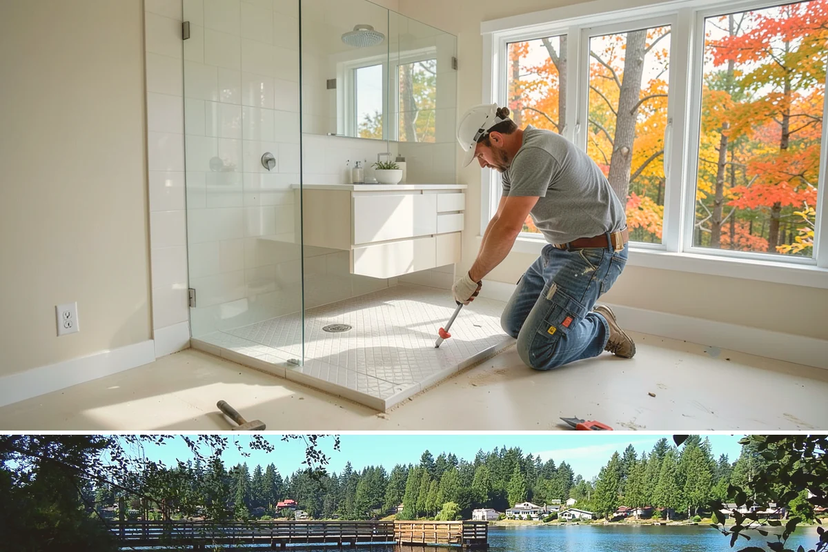 Security Door Installation in Federal Way, King County, WA - Security doors can be installed in any season without weather constraints.