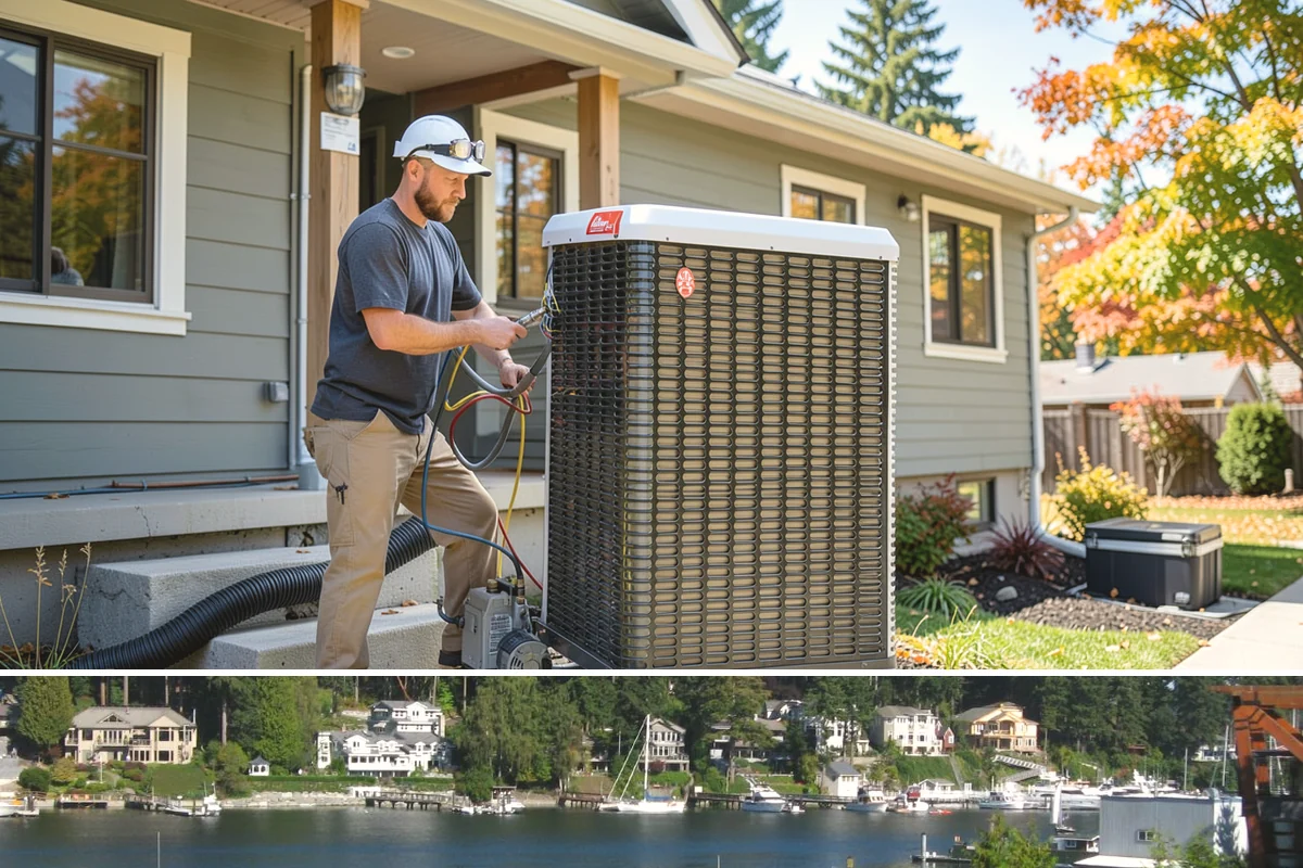 Security Door Installation in Gig Harbor, Pierce County, WA - Security doors can be installed in any season without weather constraints.