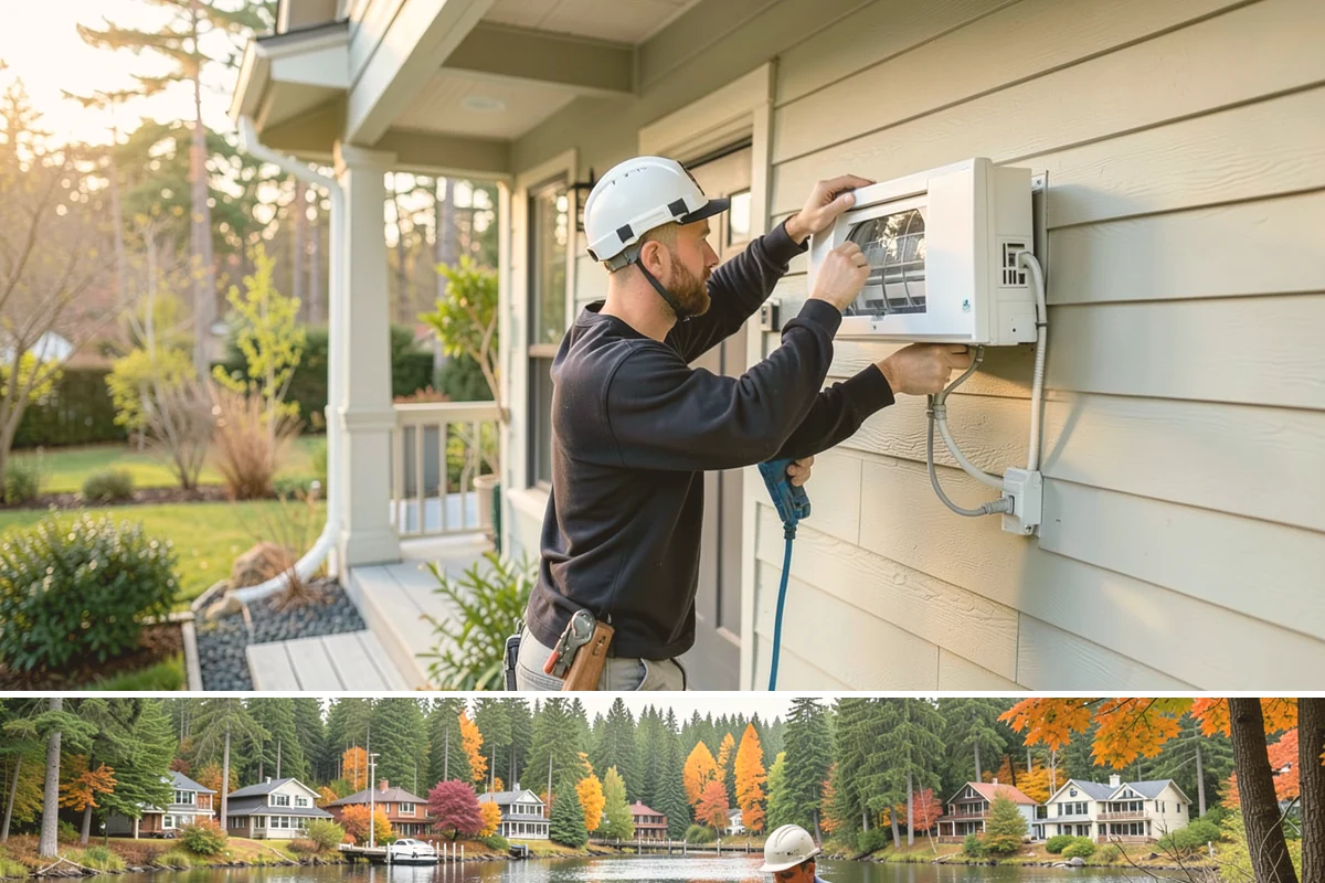 Security Door Installation in La Conner, Skagit County, WA - Security doors can be installed in any season without weather constraints.