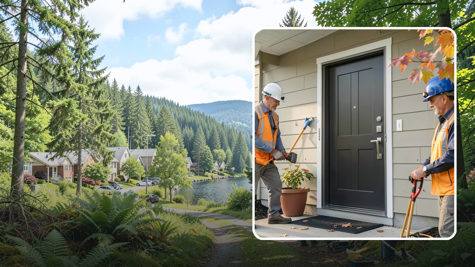 Security Door Installation in Lake Forest Park, King County, WA - Heavy-duty security doors that harden your entry against intrusion without sacrificing style.