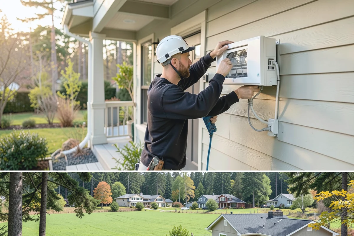 Security Door Installation in Lyman, Skagit County, WA - Security doors can be installed in any season without weather constraints.