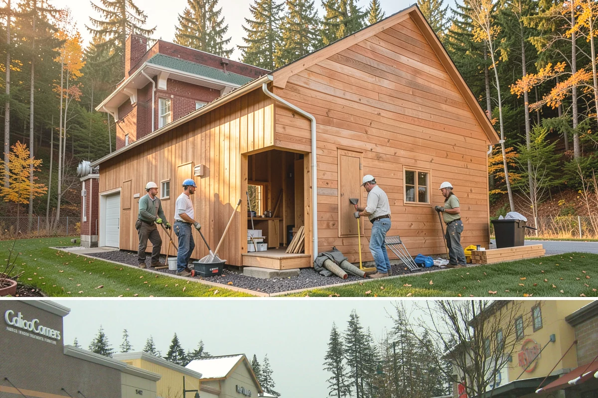 Security Door Installation in Mill Creek, Snohomish County, WA - Security doors can be installed in any season without weather constraints.