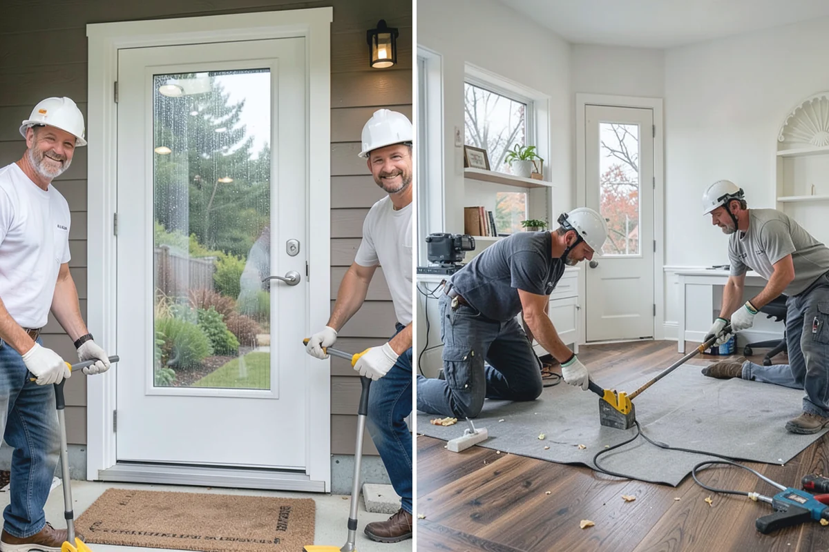 Security Door Installation in Redmond, King County, WA - Assess the entry and surrounding framing strength
