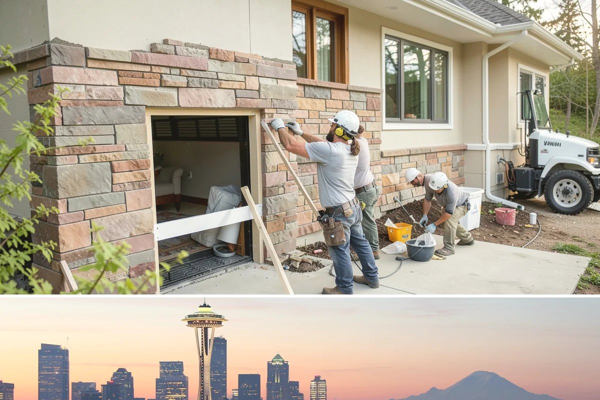 Security Door Installation in Seattle, King County, WA - Security doors can be installed in any season without weather constraints.