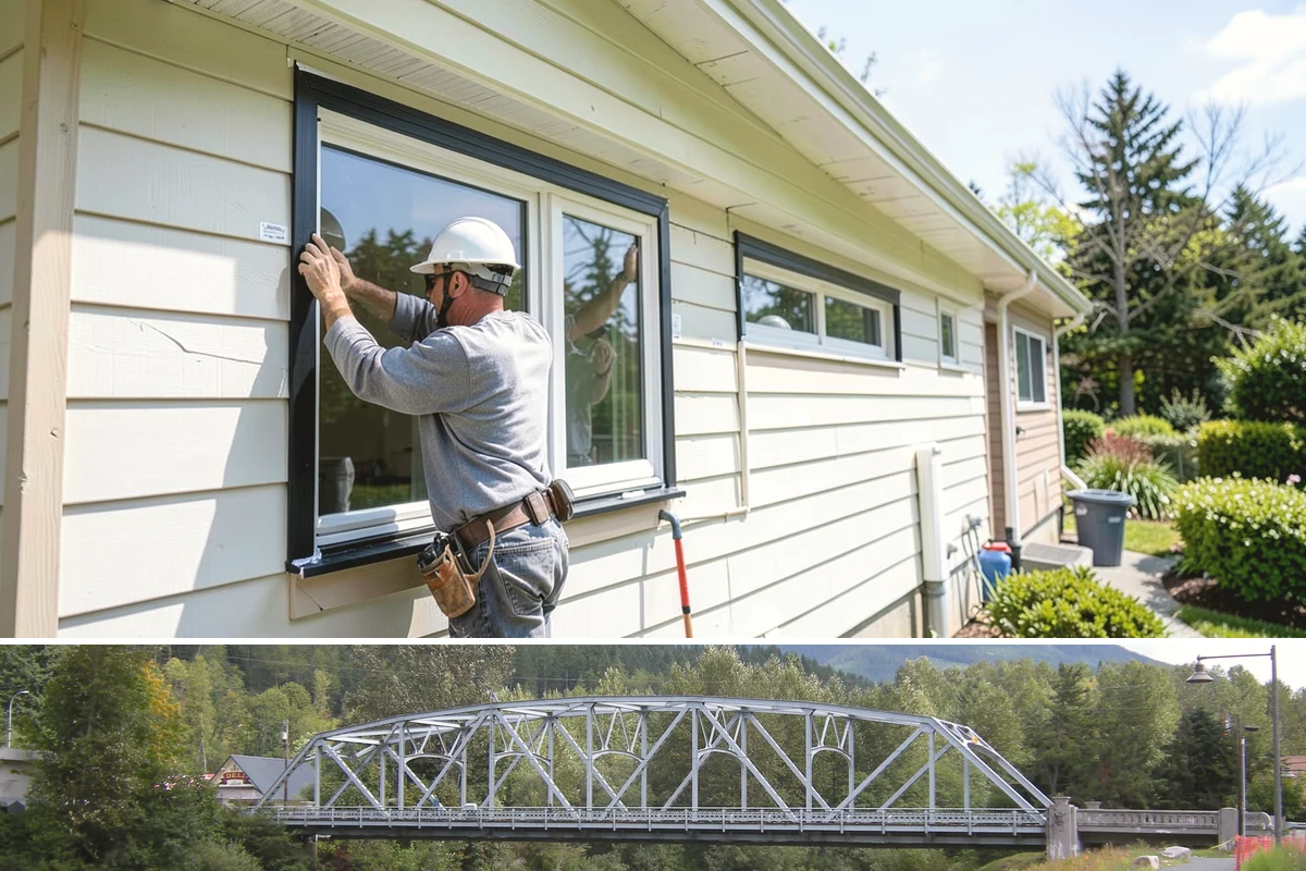 Security Door Installation in Skykomish, King County, WA - Security doors can be installed in any season without weather constraints.
