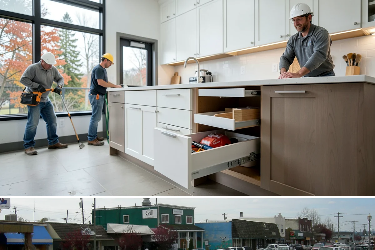 Security Door Installation in Stanwood, Snohomish County, WA - Security doors can be installed in any season without weather constraints.