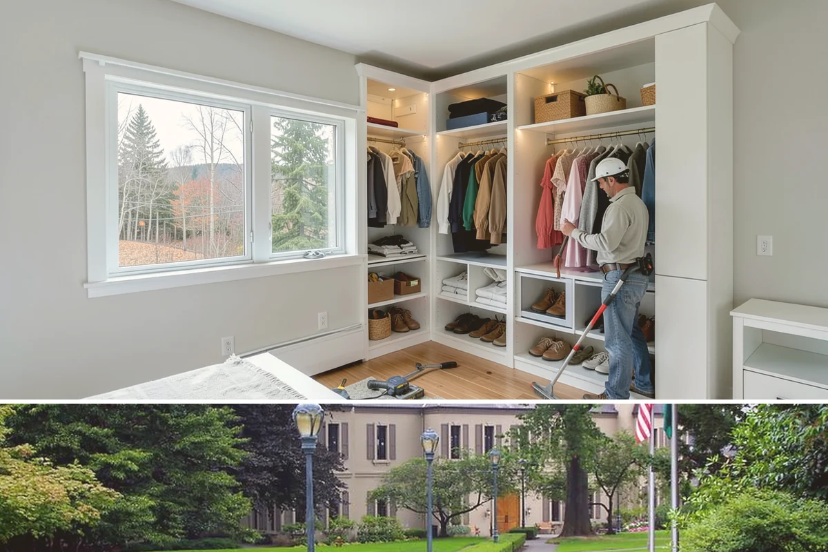 Security Door Installation in Woodinville, King County, WA - Security doors can be installed in any season without weather constraints.