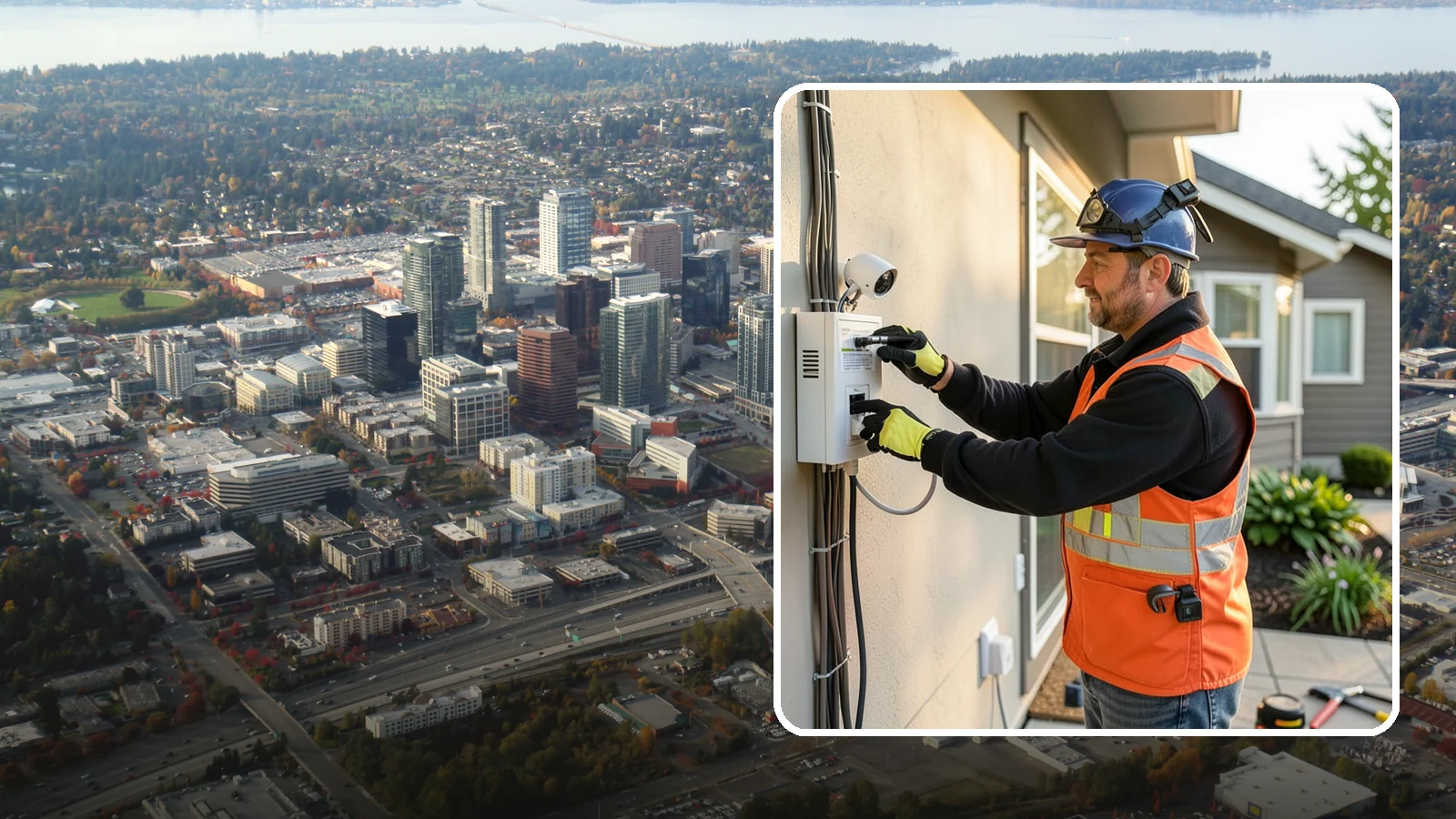 Security System Installation in Bellevue, King County, WA - We install integrated home security systems with cameras, sensors, and alarms you can monitor from anywhere.