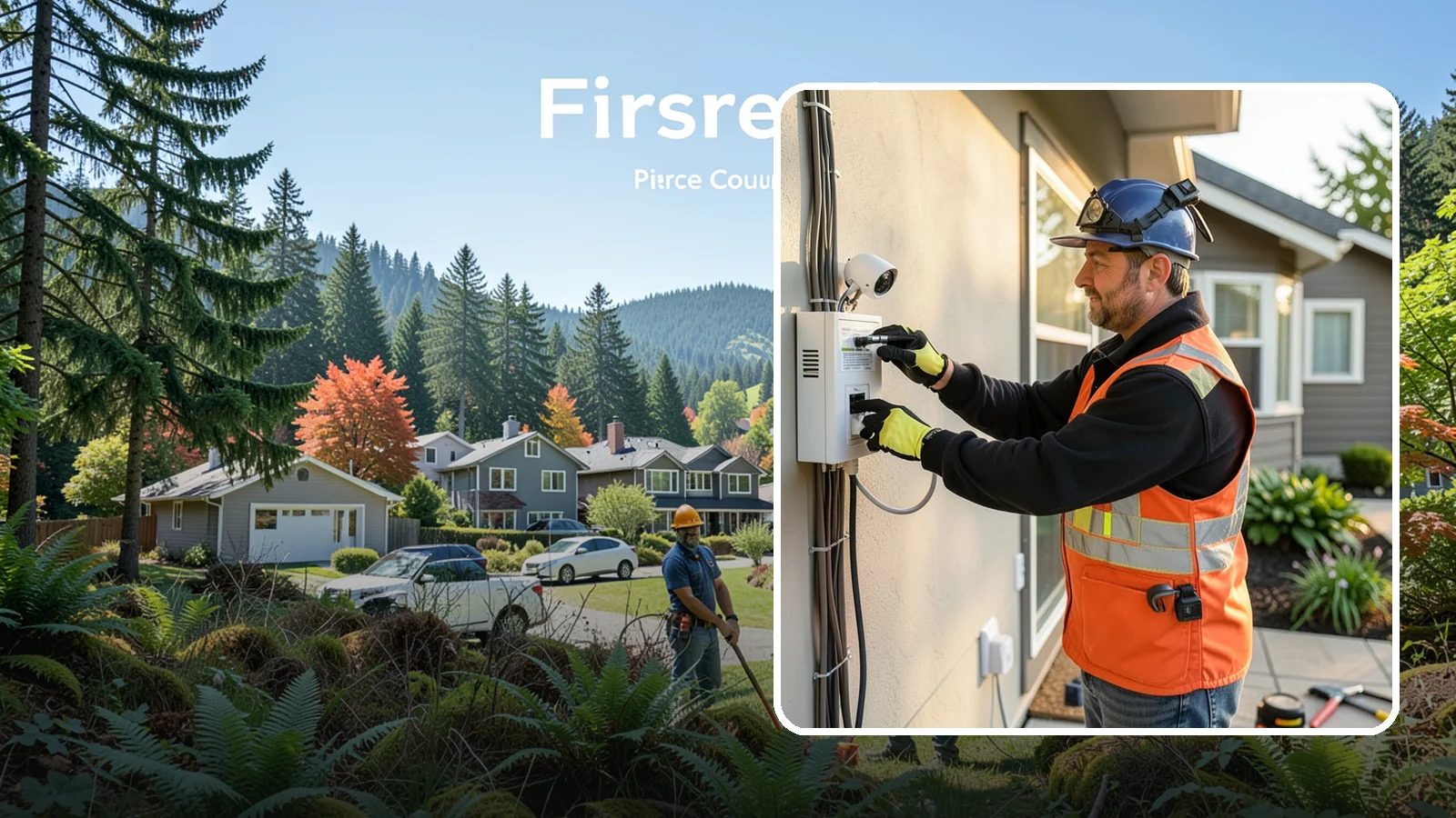 Security System Installation in Fircrest, Pierce County, WA - We install integrated home security systems with cameras, sensors, and alarms you can monitor from anywhere.