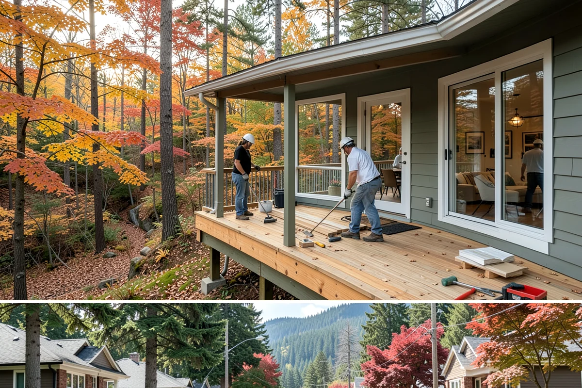 Security System Installation in Hunts Point, King County, WA - Security systems can be installed year-round, with exterior camera work best scheduled during drier PNW stretches.