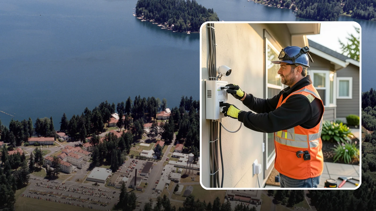 Security System Installation in Lakewood, Pierce County, WA - We install integrated home security systems with cameras, sensors, and alarms you can monitor from anywhere.