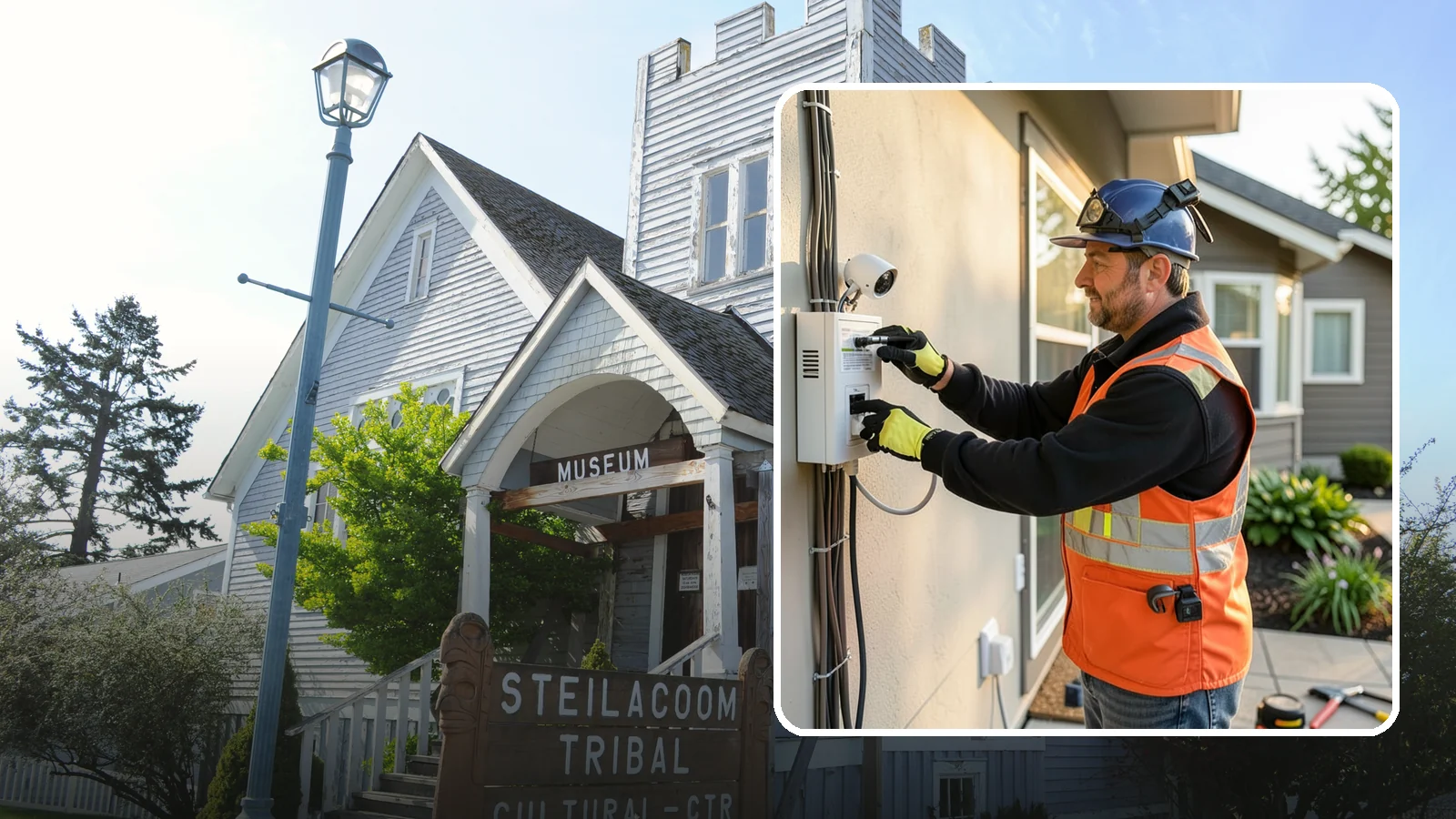 Security System Installation in Steilacoom, Pierce County, WA - We install integrated home security systems with cameras, sensors, and alarms you can monitor from anywhere.