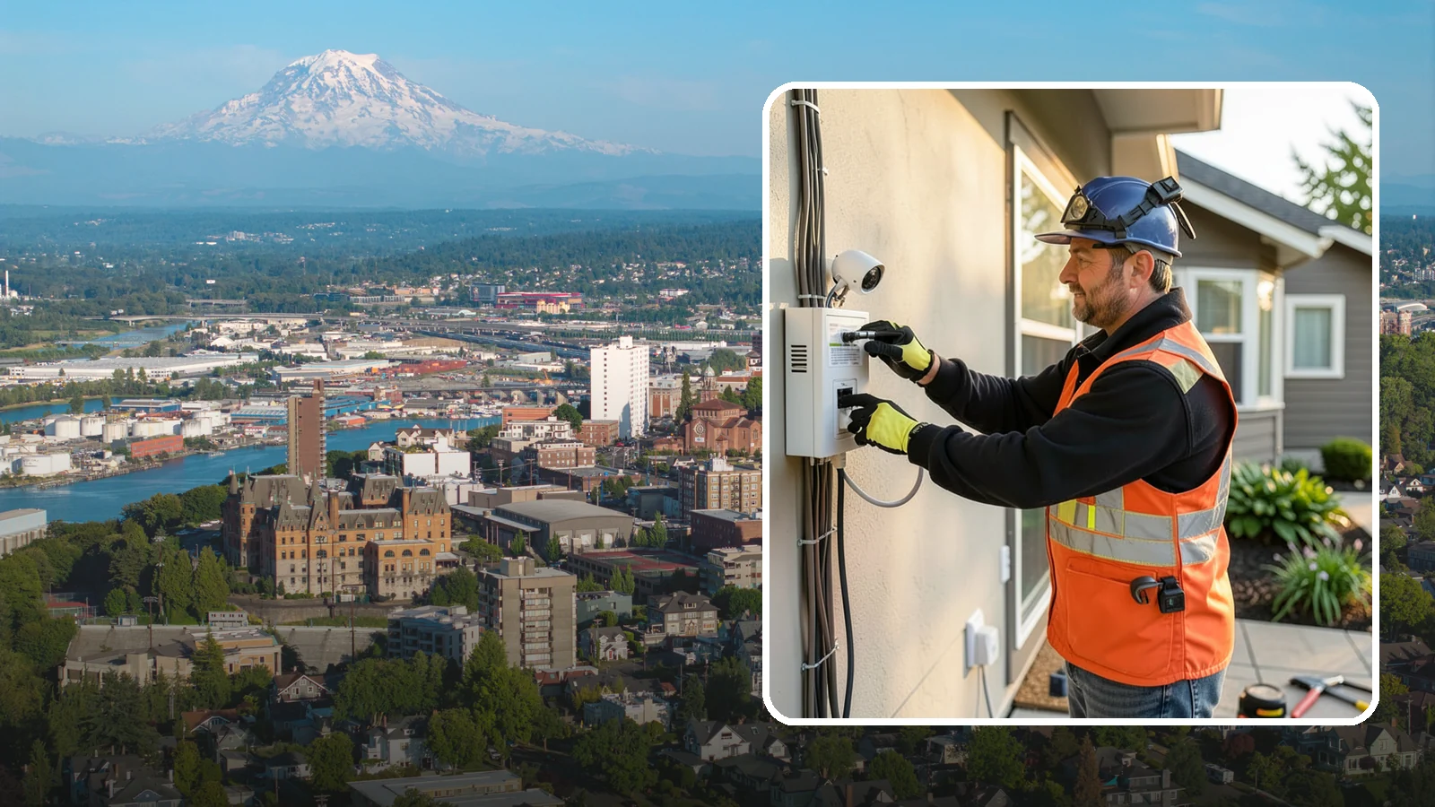 Security System Installation in Tacoma, Pierce County, WA - We install integrated home security systems with cameras, sensors, and alarms you can monitor from anywhere.