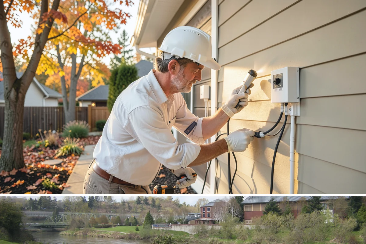 Security System Installation in Tukwila, King County, WA - Security systems can be installed year-round, with exterior camera work best scheduled during drier PNW stretches.
