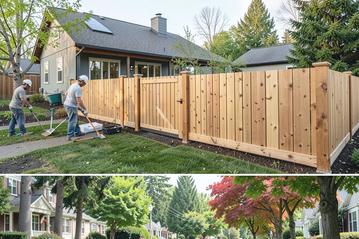Segmental Block Retaining Wall in Beaux Arts Village, King County, WA - Best built in the drier months when base excavation and compaction stay firm, though shorter walls remain feasible into fall.