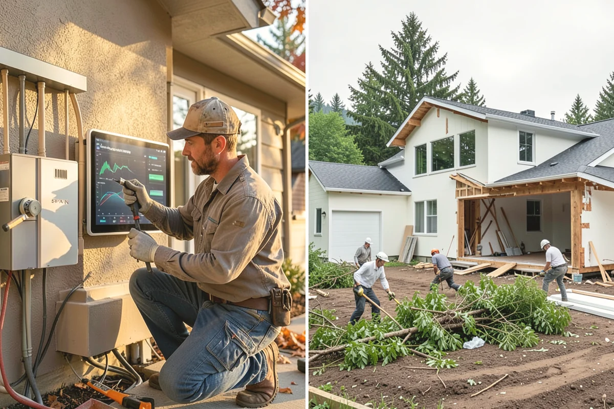 Segmental Block Retaining Wall in Black Diamond, King County, WA - Excavate and compact a level base trench