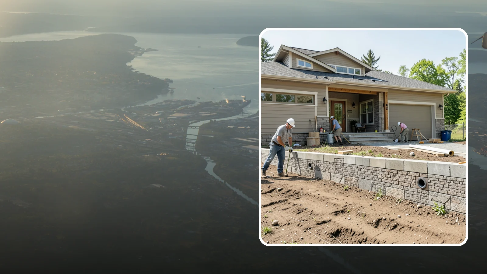 Segmental Block Retaining Wall in Fife, Pierce County, WA - Constructing a mortarless wall from interlocking concrete blocks engineered to flex with soil and seismic loads.