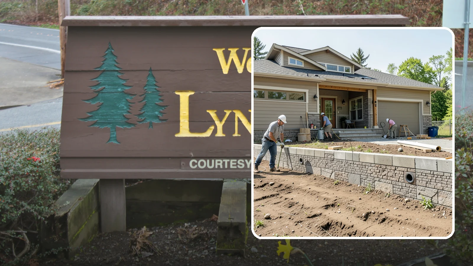 Segmental Block Retaining Wall in Lynnwood, Snohomish County, WA - Constructing a mortarless wall from interlocking concrete blocks engineered to flex with soil and seismic loads.