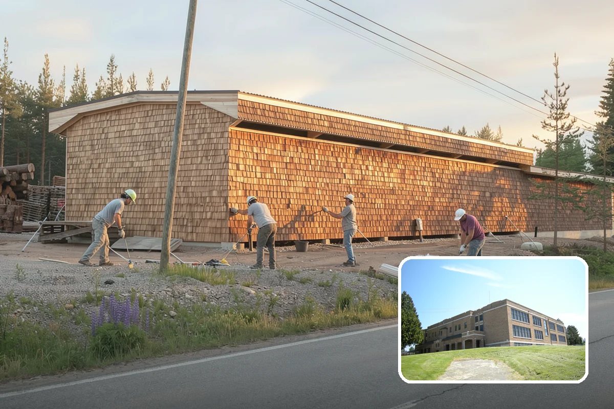 Segmental Block Retaining Wall in Maple Valley, King County, WA - Interlocking design flexes with soil and seismic movement