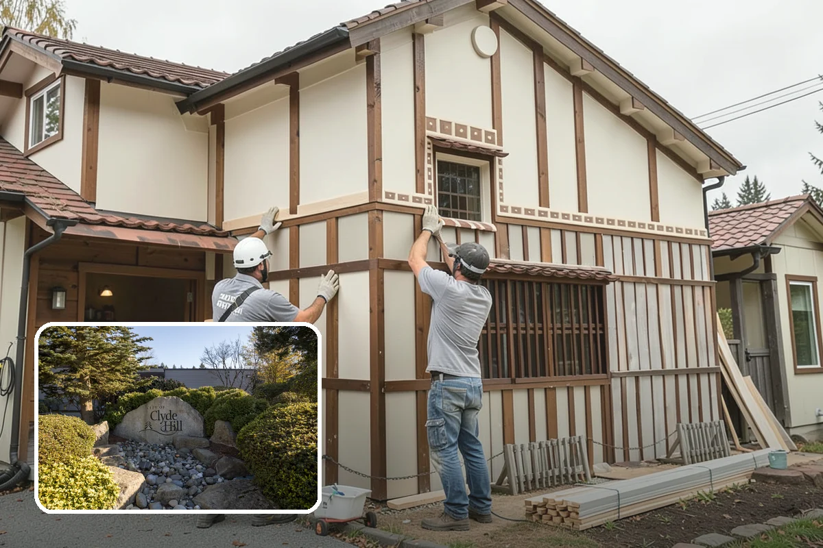 Seismic Retrofit in Clyde Hill, King County, WA - A home bolted securely to its foundation