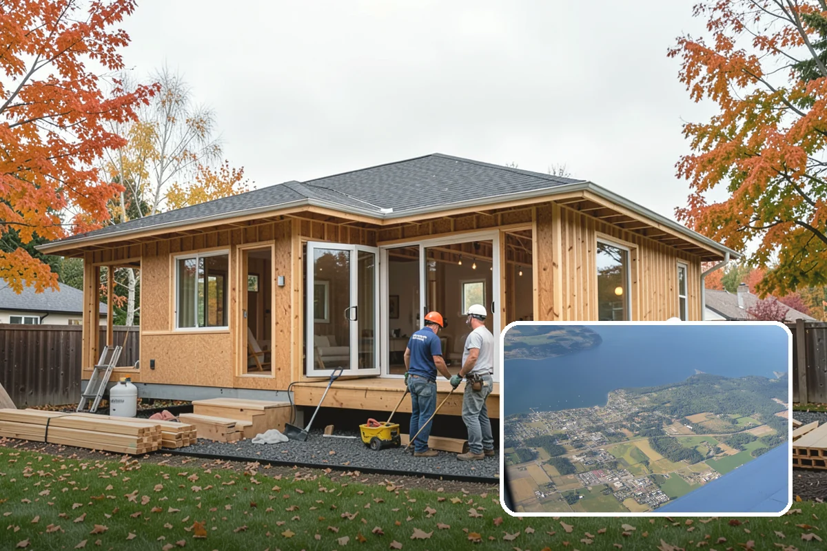 Seismic Retrofit in Coupeville, Island County, WA - A home bolted securely to its foundation
