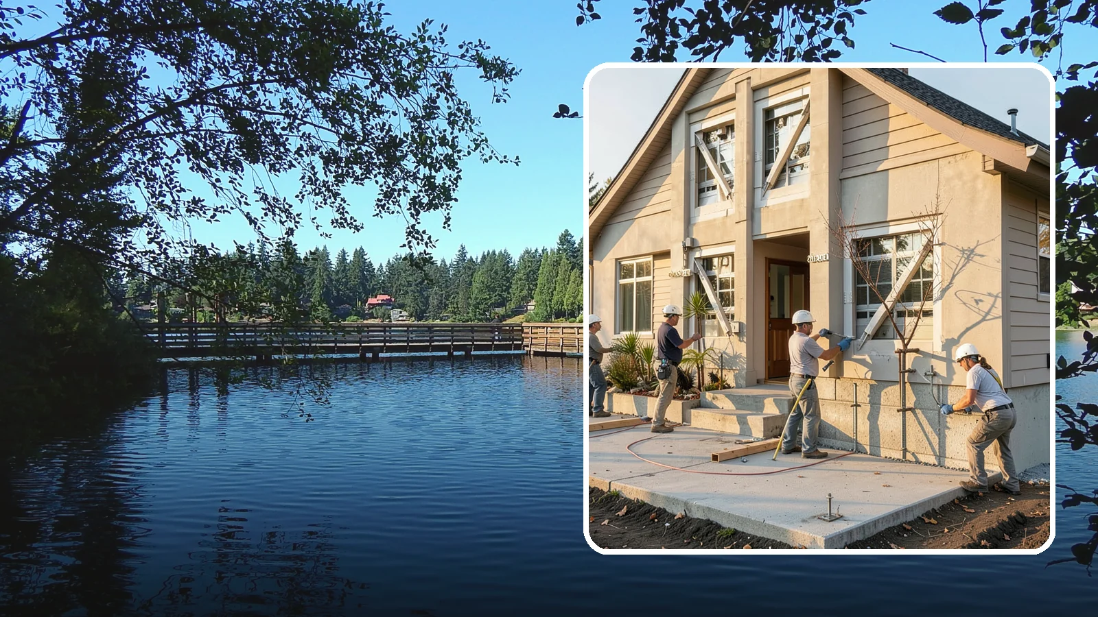 Seismic Retrofit in Federal Way, King County, WA - We seismically retrofit older homes to bolt them to their foundations and stand up to a Cascadia-region earthquake.