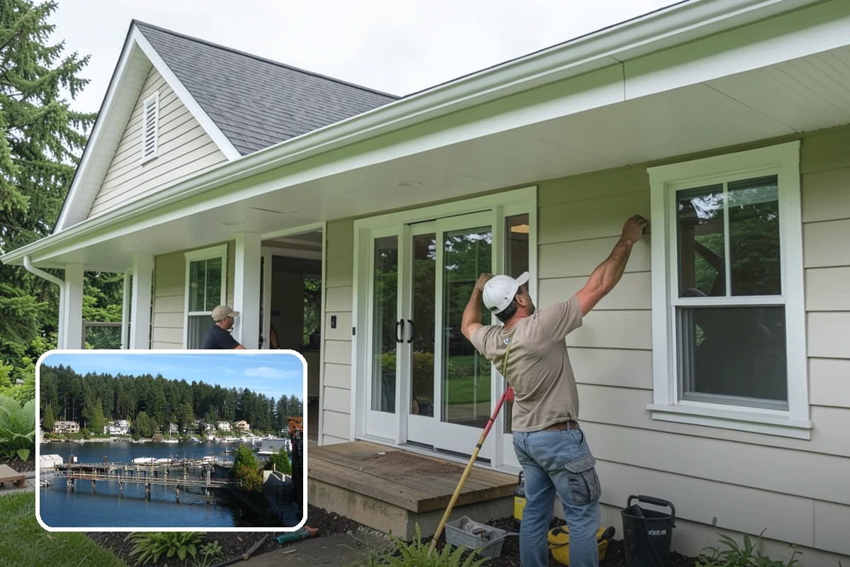 Seismic Retrofit in Gig Harbor, Pierce County, WA - A home bolted securely to its foundation