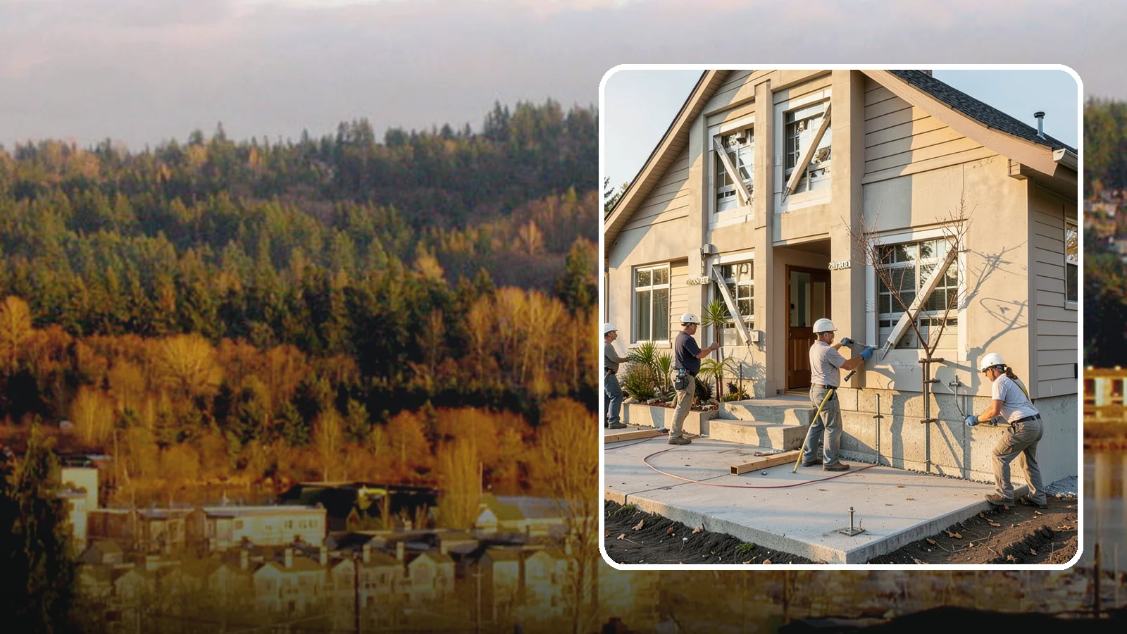 Seismic Retrofit in Kenmore, King County, WA - We seismically retrofit older homes to bolt them to their foundations and stand up to a Cascadia-region earthquake.