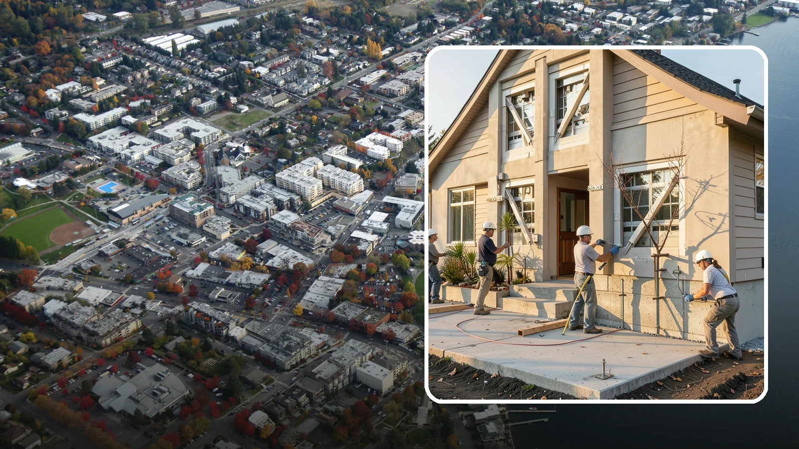 Seismic Retrofit in Kirkland, King County, WA - We seismically retrofit older homes to bolt them to their foundations and stand up to a Cascadia-region earthquake.