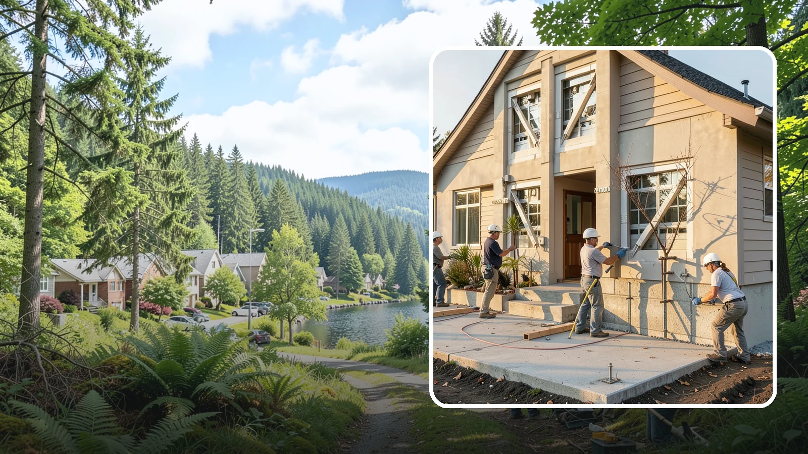 Seismic Retrofit in Lake Forest Park, King County, WA - We seismically retrofit older homes to bolt them to their foundations and stand up to a Cascadia-region earthquake.