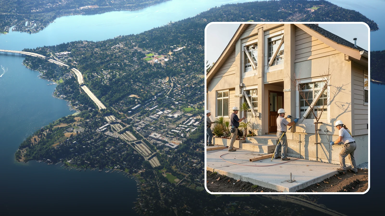 Seismic Retrofit in Mercer Island, King County, WA - We seismically retrofit older homes to bolt them to their foundations and stand up to a Cascadia-region earthquake.