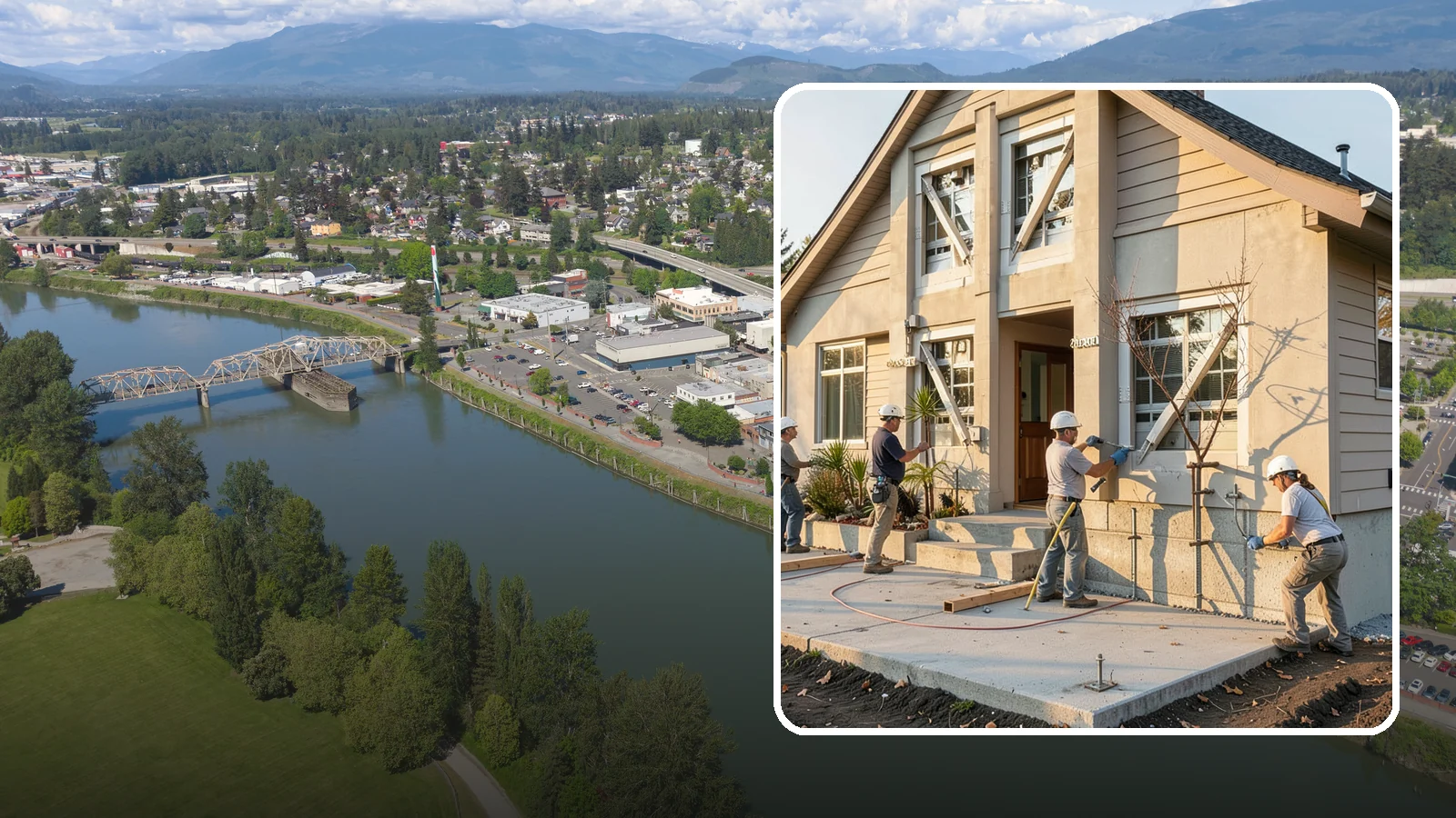Seismic Retrofit in Mount Vernon, Skagit County, WA - We seismically retrofit older homes to bolt them to their foundations and stand up to a Cascadia-region earthquake.