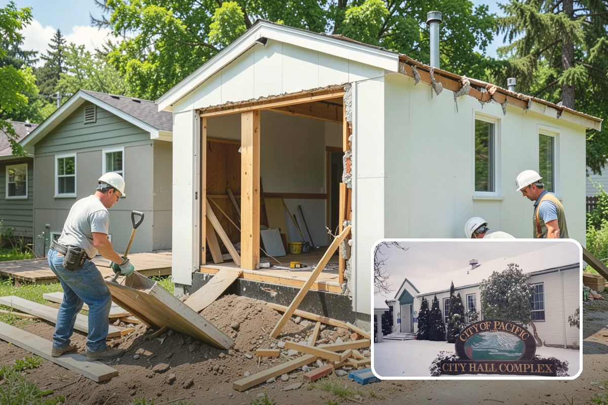 Seismic Retrofit in Pacific, King County, WA - A home bolted securely to its foundation