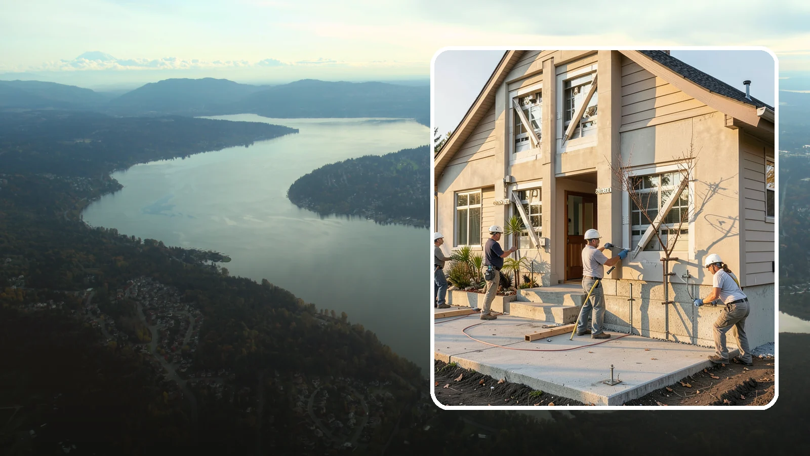 Seismic Retrofit in Sammamish, King County, WA - We seismically retrofit older homes to bolt them to their foundations and stand up to a Cascadia-region earthquake.