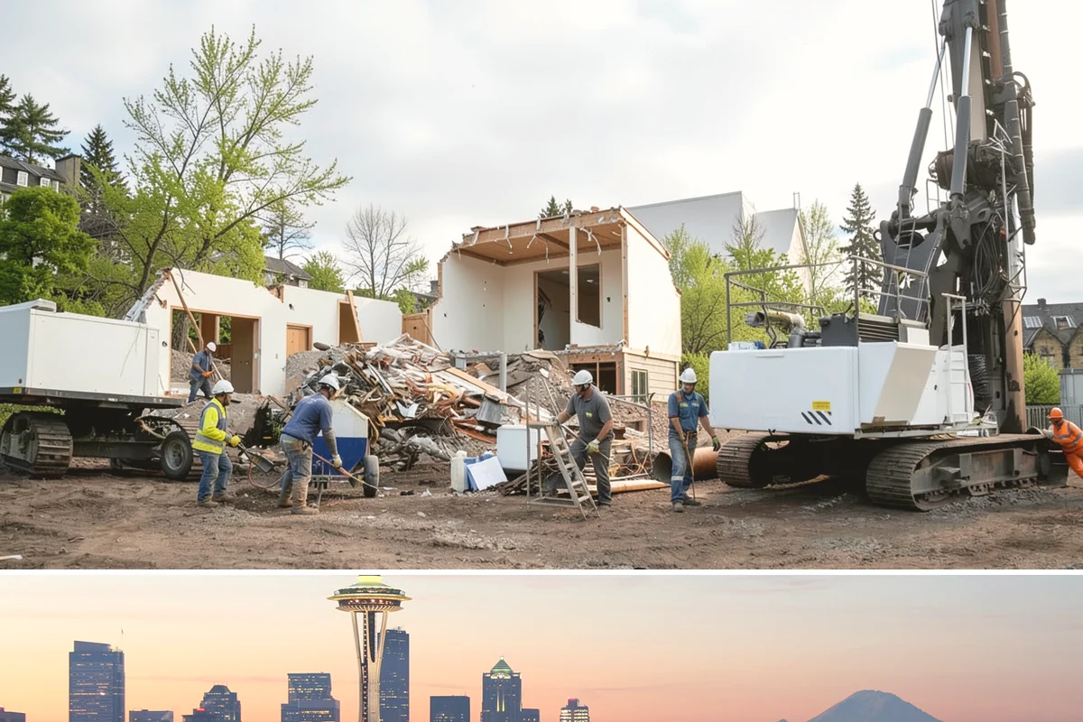 Seismic Retrofit in Seattle, King County, WA - Seismic retrofits install year-round from inside the crawlspace, so wet Northwest weather rarely affects the schedule.