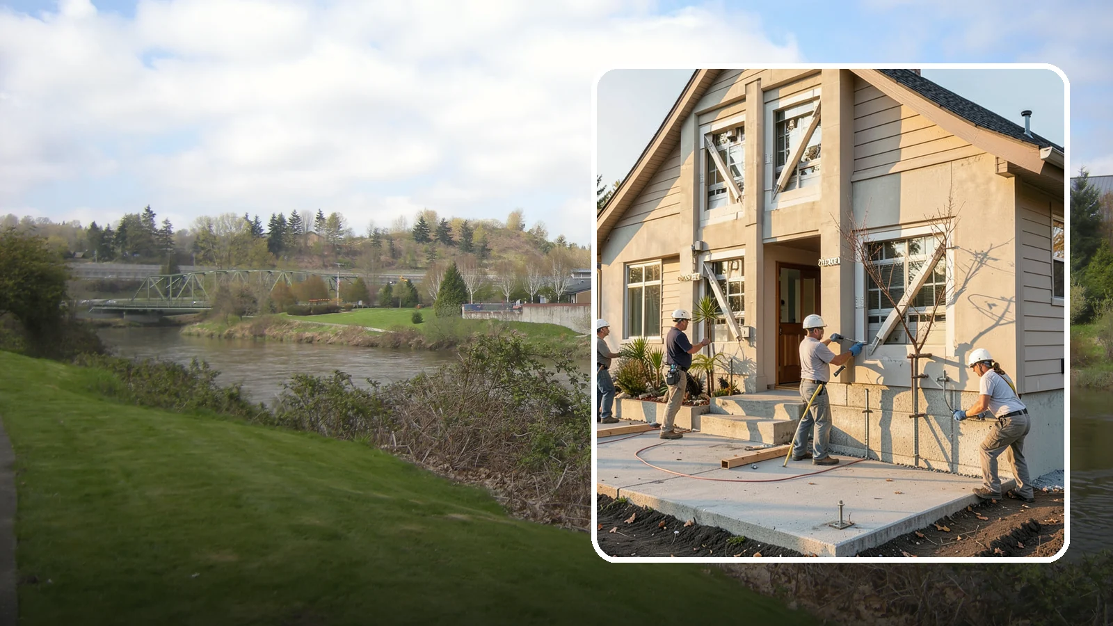 Seismic Retrofit in Tukwila, King County, WA - We seismically retrofit older homes to bolt them to their foundations and stand up to a Cascadia-region earthquake.