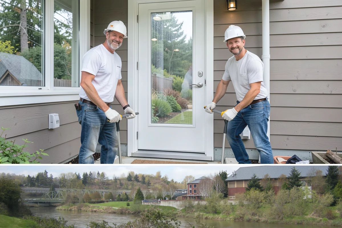 Seismic Retrofit in Tukwila, King County, WA - Seismic retrofits install year-round from inside the crawlspace, so wet Northwest weather rarely affects the schedule.