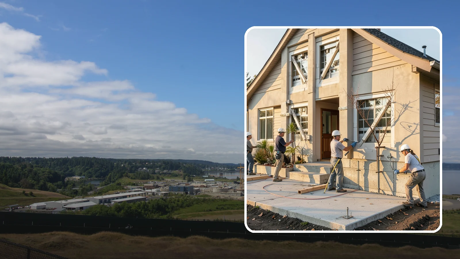 Seismic Retrofit in University Place, Pierce County, WA - We seismically retrofit older homes to bolt them to their foundations and stand up to a Cascadia-region earthquake.