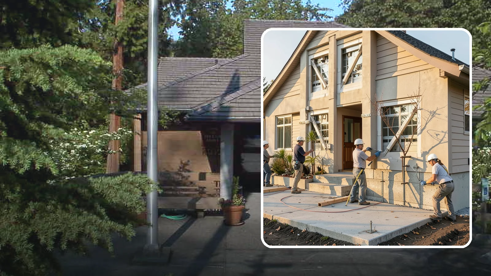 Seismic Retrofit in Yarrow Point, King County, WA - We seismically retrofit older homes to bolt them to their foundations and stand up to a Cascadia-region earthquake.
