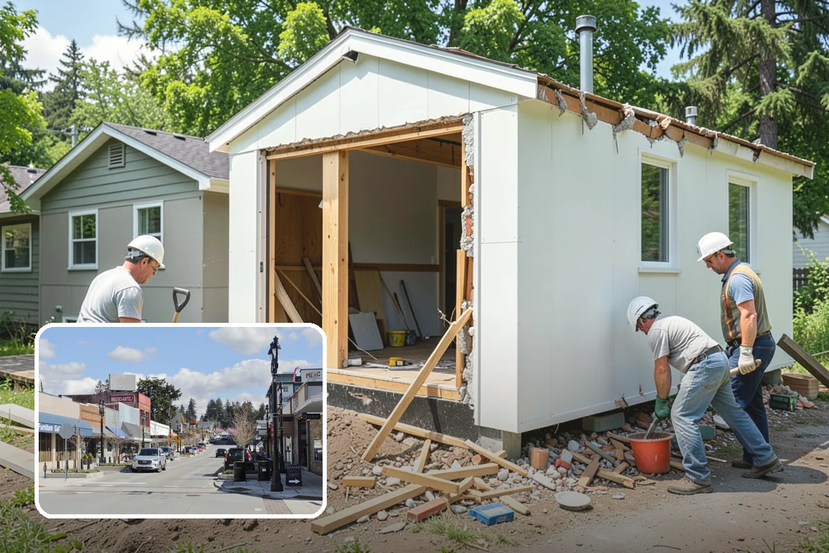 Selective Demolition in Bothell, King County, WA - Only the targeted areas removed, nothing more