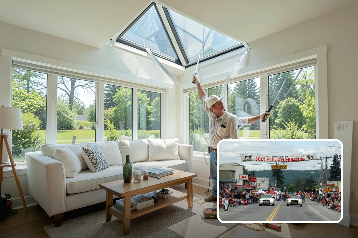 Selective Demolition in Carnation, King County, WA - Only the targeted areas removed, nothing more