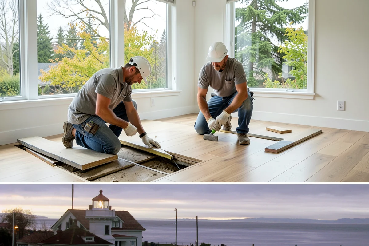 Selective Demolition in Mukilteo, Snohomish County, WA - Interior selective demolition runs comfortably year-round since it happens inside the weather envelope.