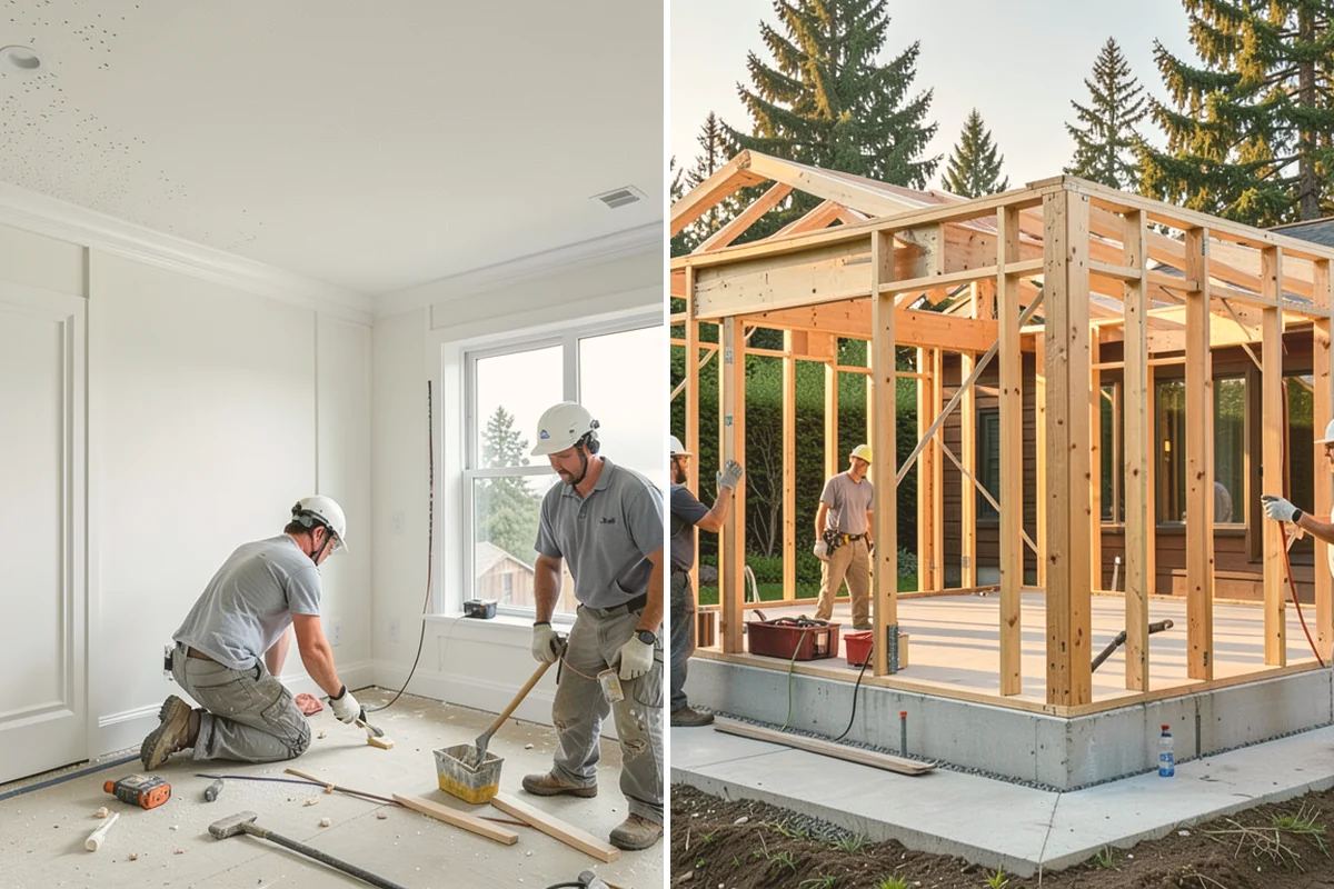 Selective Demolition in Stanwood, Snohomish County, WA - Mark exactly what stays and what comes out with you