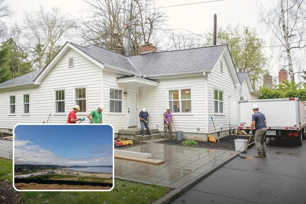 Selective Demolition in University Place, Pierce County, WA - Only the targeted areas removed, nothing more