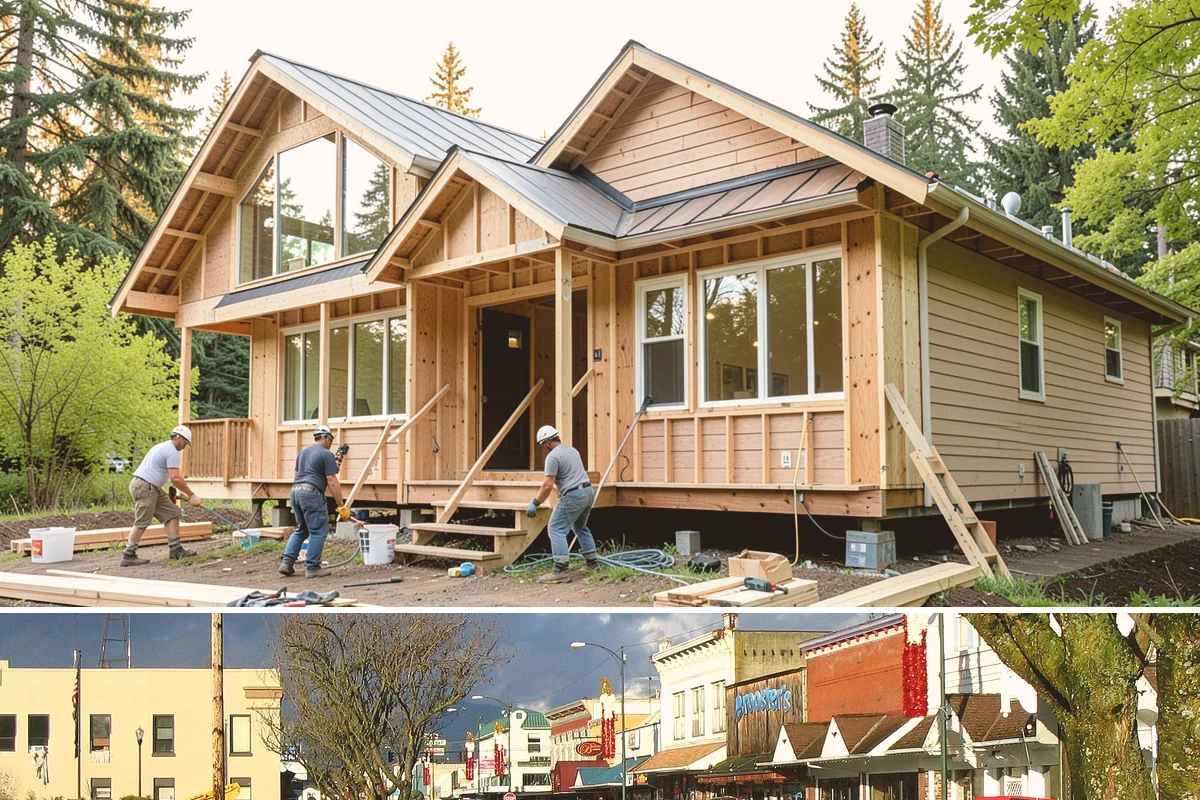 Semi-Custom Cabinet Installation in Arlington, Snohomish County, WA - Semi-custom cabinet installation is indoor work completed in any season.