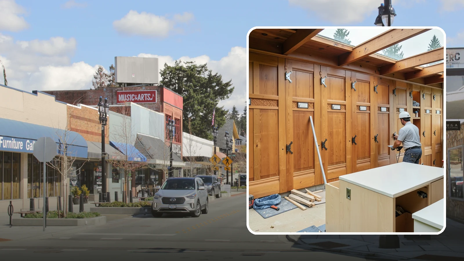 Semi-Custom Cabinet Installation in Bothell, King County, WA - Installing semi-custom cabinets that balance personalized options with a more approachable budget and timeline.