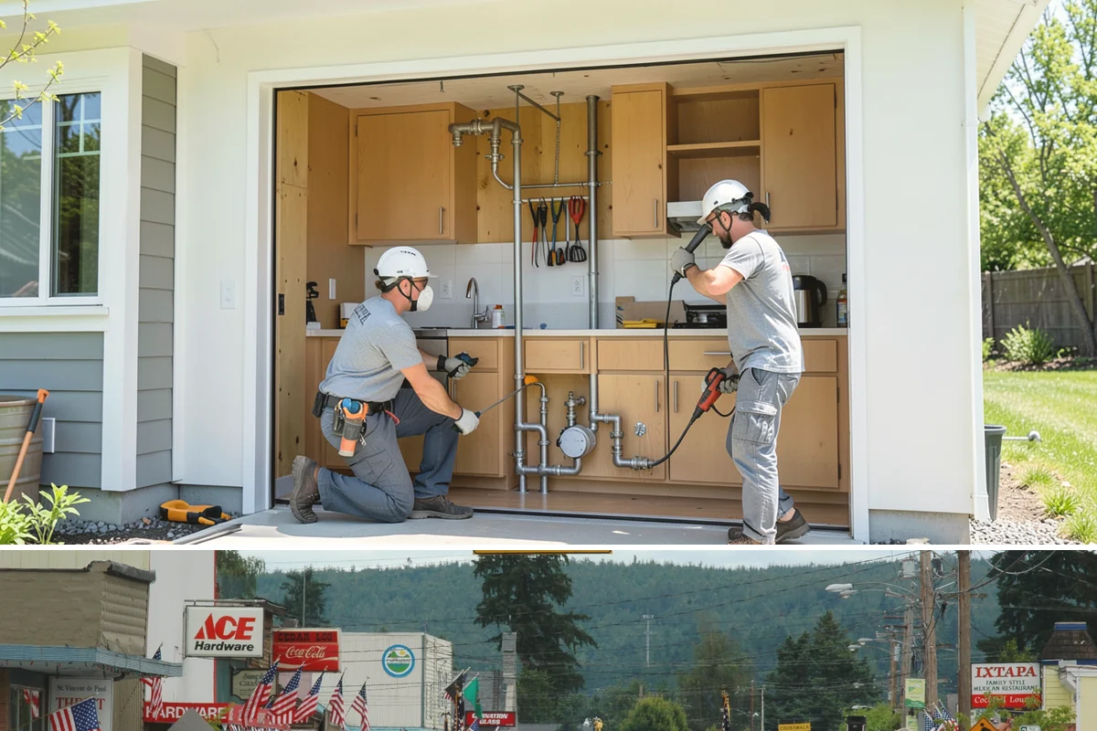 Semi-Custom Cabinet Installation in Carnation, King County, WA - Semi-custom cabinet installation is indoor work completed in any season.